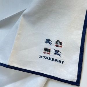 Burberry Vintage COTTON mini scarf/handkerchief
